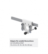 Höhenverstellbarer Tragarm mit Universaladapter