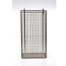 Köcherkorb für Katheter mit zwei Haken <br>150x100x280 mm – weitere Maße erhältlich