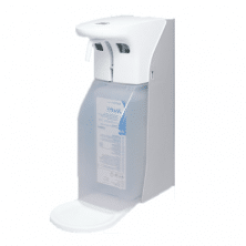 Hygienestation, <br>Desinfektionsmittelspender <br> mit berührungslosem Sensorspender